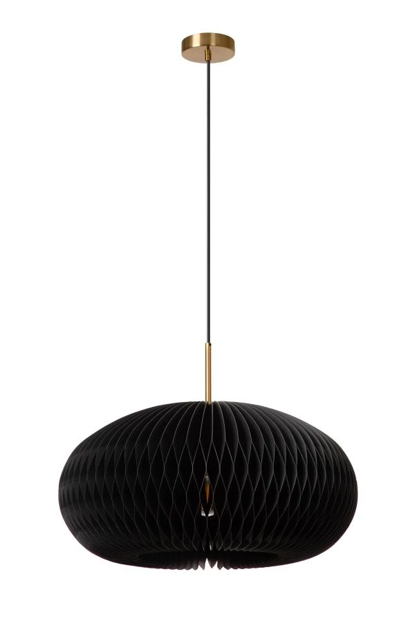 Lucide ARMONI - Pendant light - Ø 52 cm - 1xE27 - Black - turned off